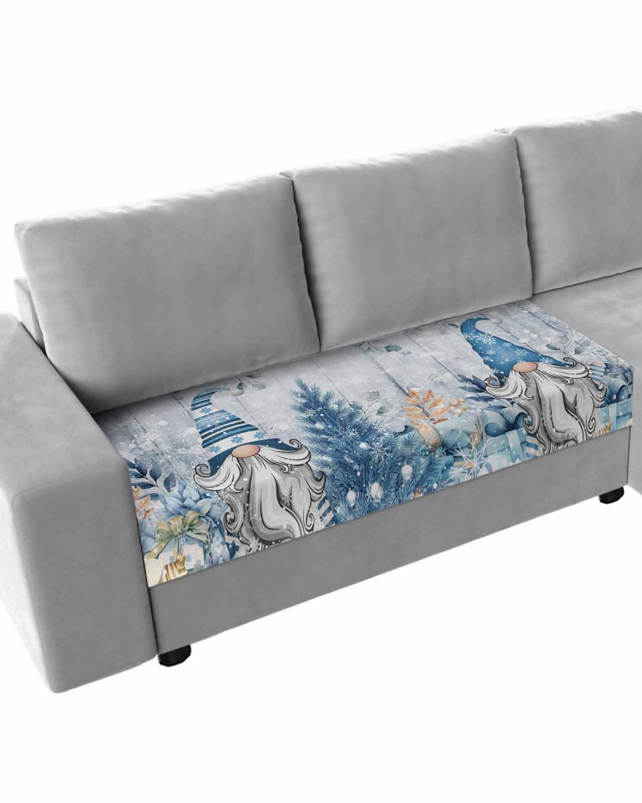 Southwest Stretch Couch Sofa Cushion Covers,Sectional/Individual/L/T Shape Sofa Couch Slipcover Armchair Furniture Slip Cover with Elastic Bottom,Geometric Stripe Boho Native Flower Print S Size 3-PC