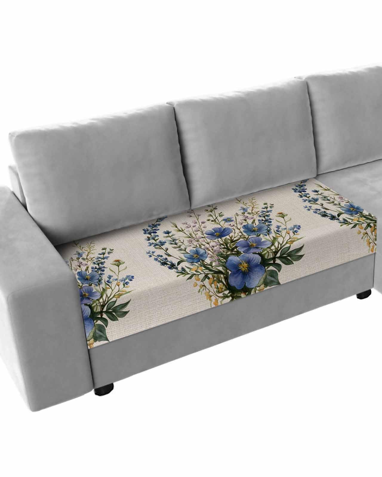 Couch Cushion Covers Mid Century Geometric Stretch Sofa Cushion Slipcovers Abstract Modern Retro Soft Sofa Cover Elastic Non-Slip Sofa Seat Cover Furniture Protector Small 3pcs