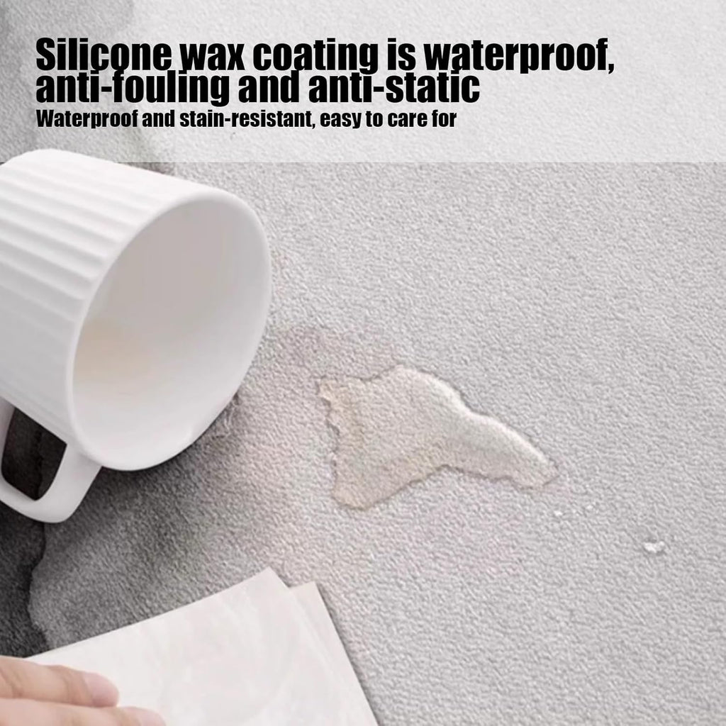 Carpet living room wash-free wipeable waterproof modern simple Nordic sofa floor mat home,Bedroom dining room office carpet home and decoration,Non-slip foldable washable low pile(C,300*450cm/118.1*17