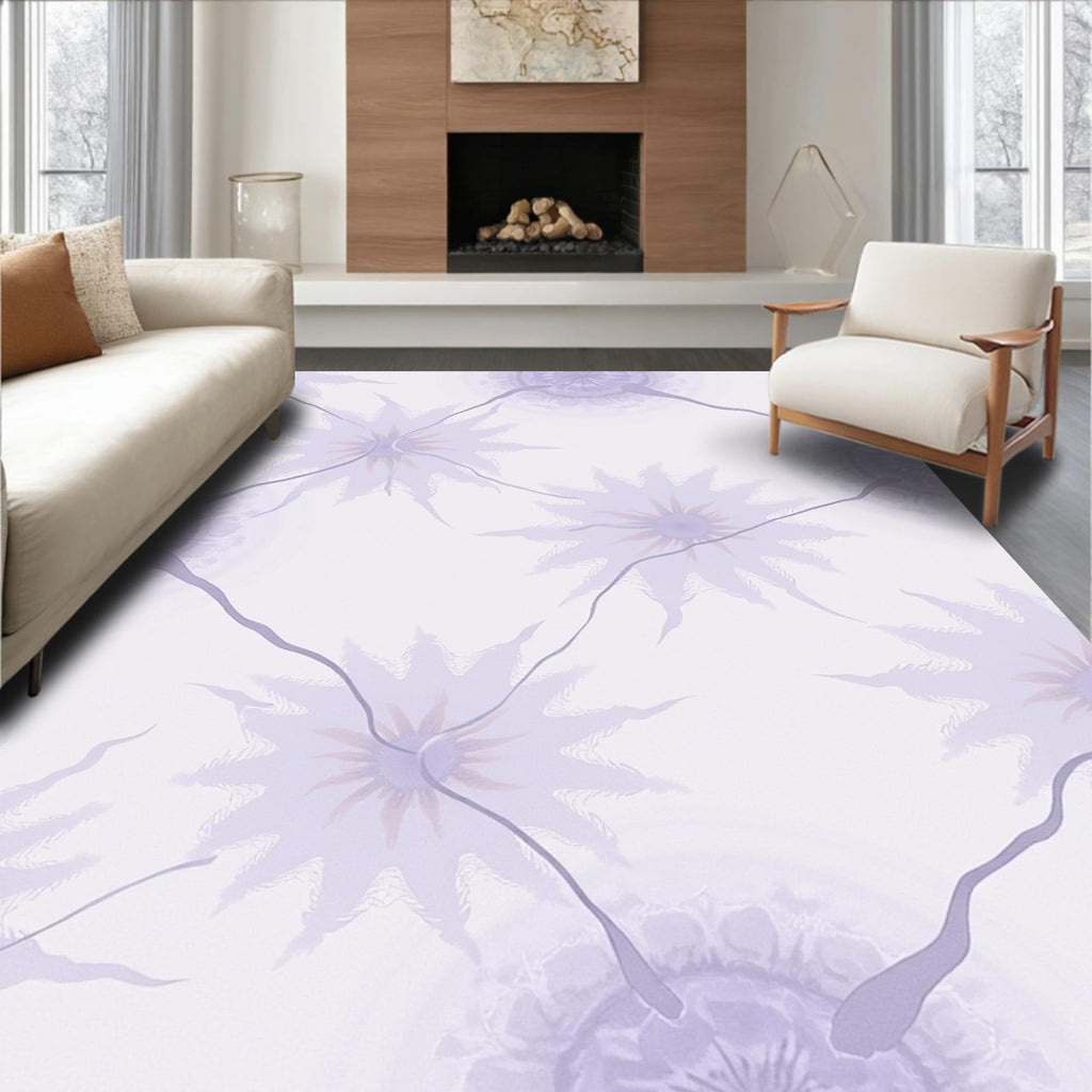 Gold 5x7 Flatwoven Area Rug, Crest Wave Design, Washable for Living Room Bedroom