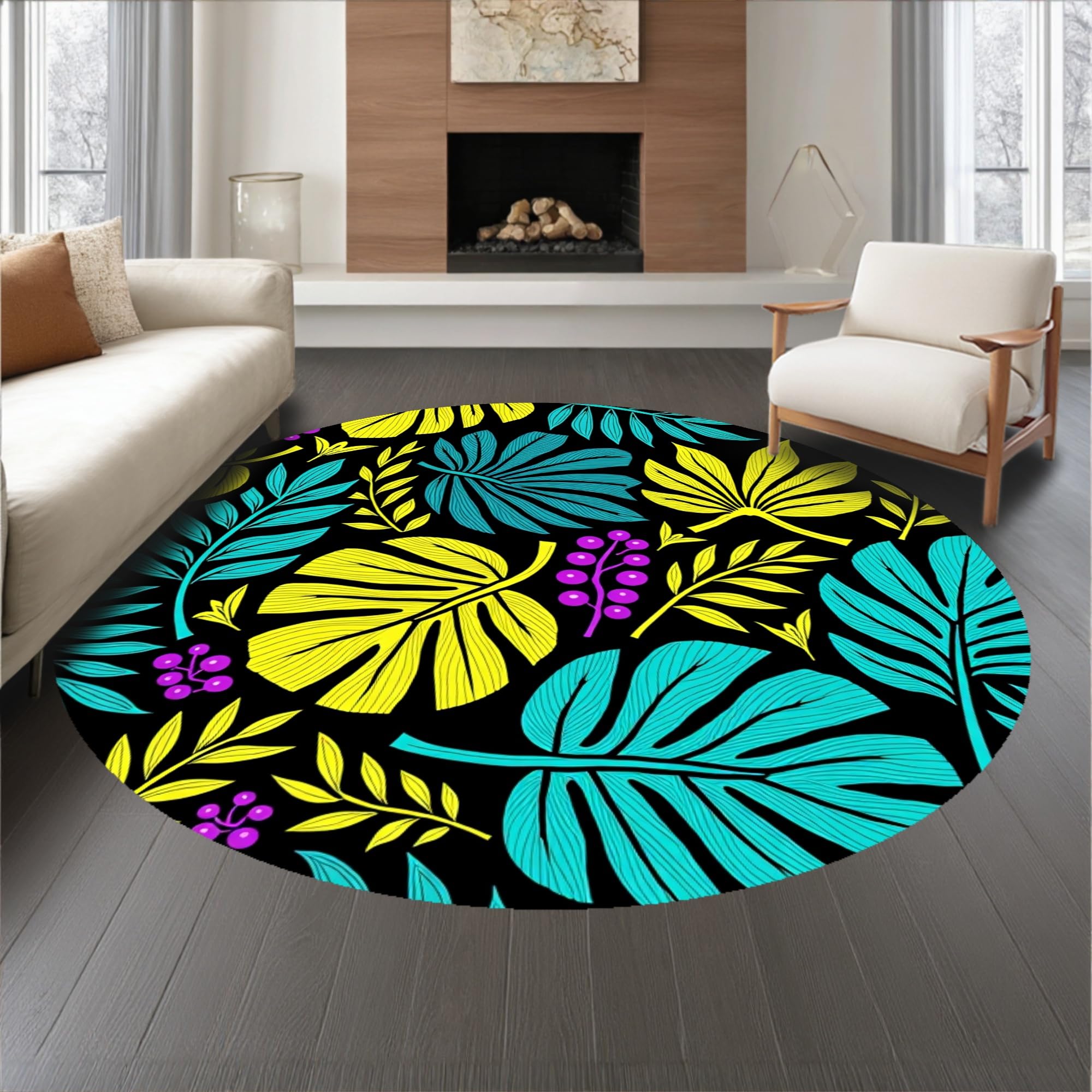 Gold 5x7 Flatwoven Area Rug, Crest Wave Design, Washable for Living Room Bedroom