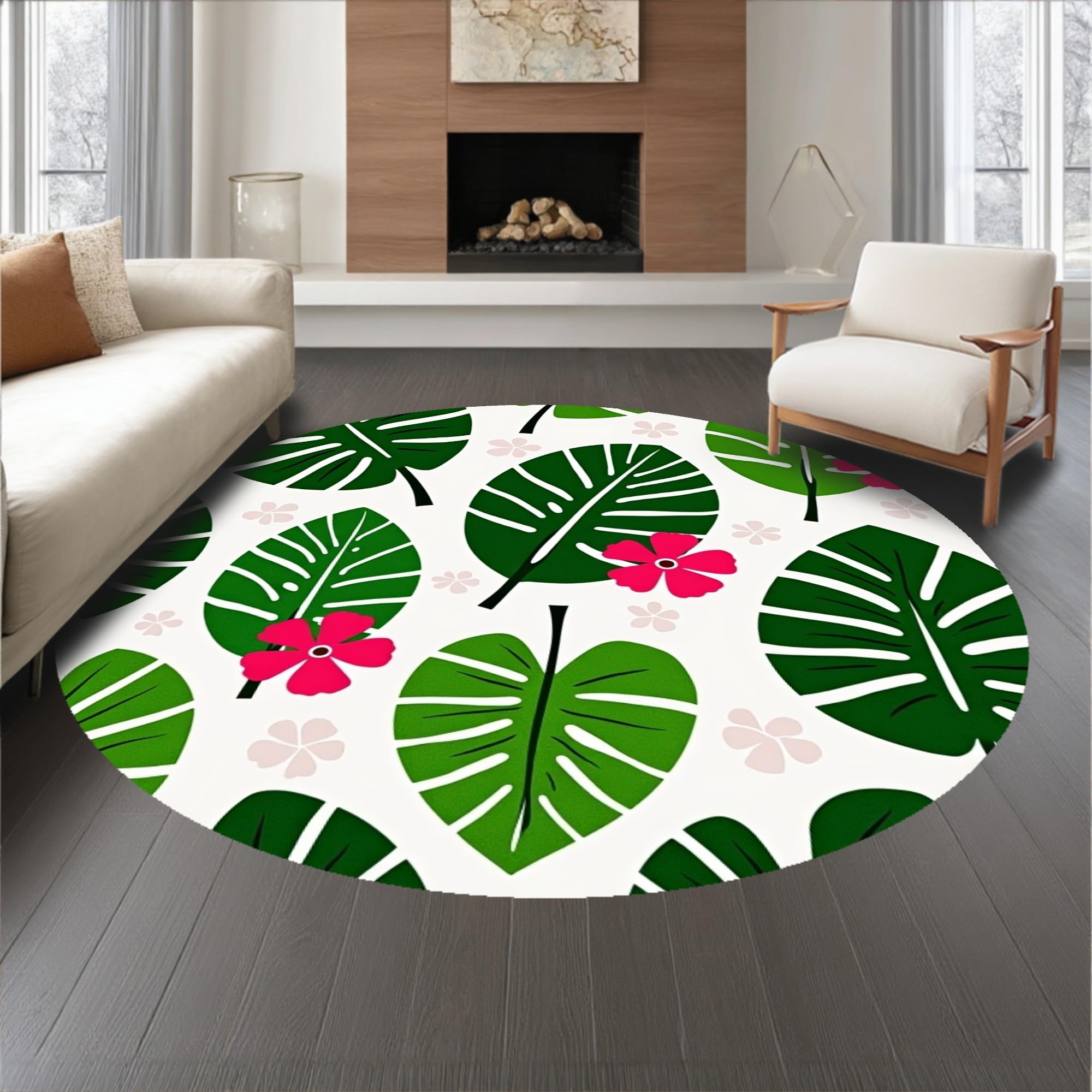 Gold 5x7 Flatwoven Area Rug, Crest Wave Design, Washable for Living Room Bedroom