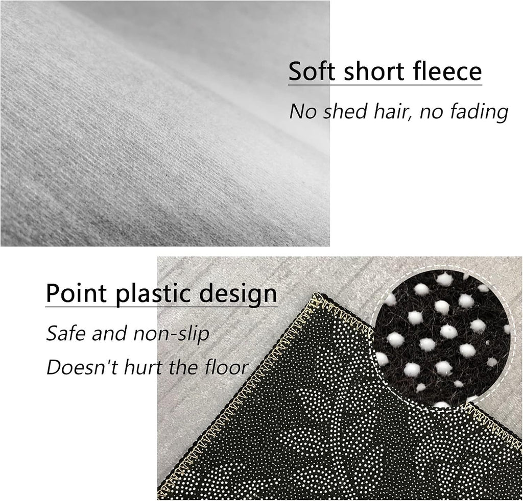Living Room Large Area Rugs Nordic Oval Carpet for Bedroom Bedside Hallway Sofa 3.9 ft 4.6 ft 5.2 ft 6.5 ft Width Washable Soft Short Pile Floor Mats (Size : 120x160cm)