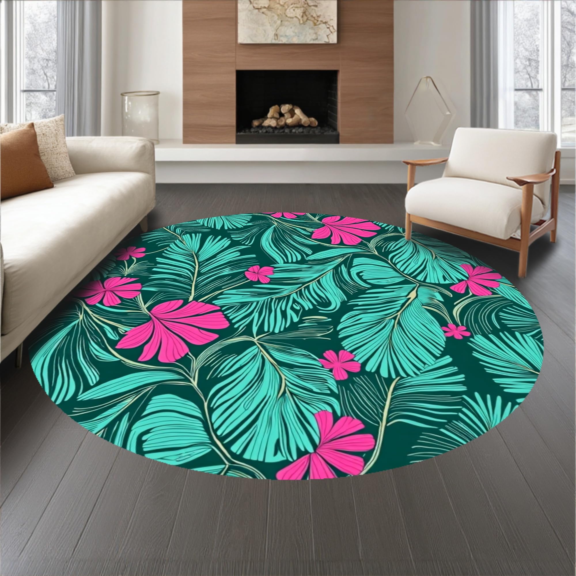 Gold 5x7 Flatwoven Area Rug, Crest Wave Design, Washable for Living Room Bedroom