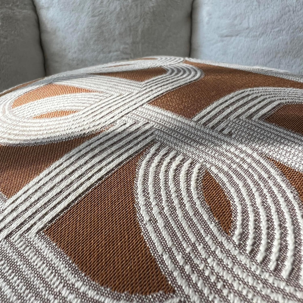 Premium Throw Pillow Covers – Jacquard Decorative Pillowcases with Modern Elegant Design for Couch, Sofa, Bed – Luxury Cushion Covers, Horse Brown (Set of 2, Brown 1, 18" x 18")